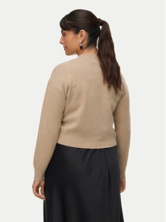 Vero Moda Kardigan Gold Art 10332210 Beżowy Regular Fit