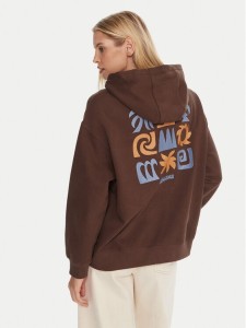 Quiksilver Bluza EQWFT03189 Brązowy Regular Fit