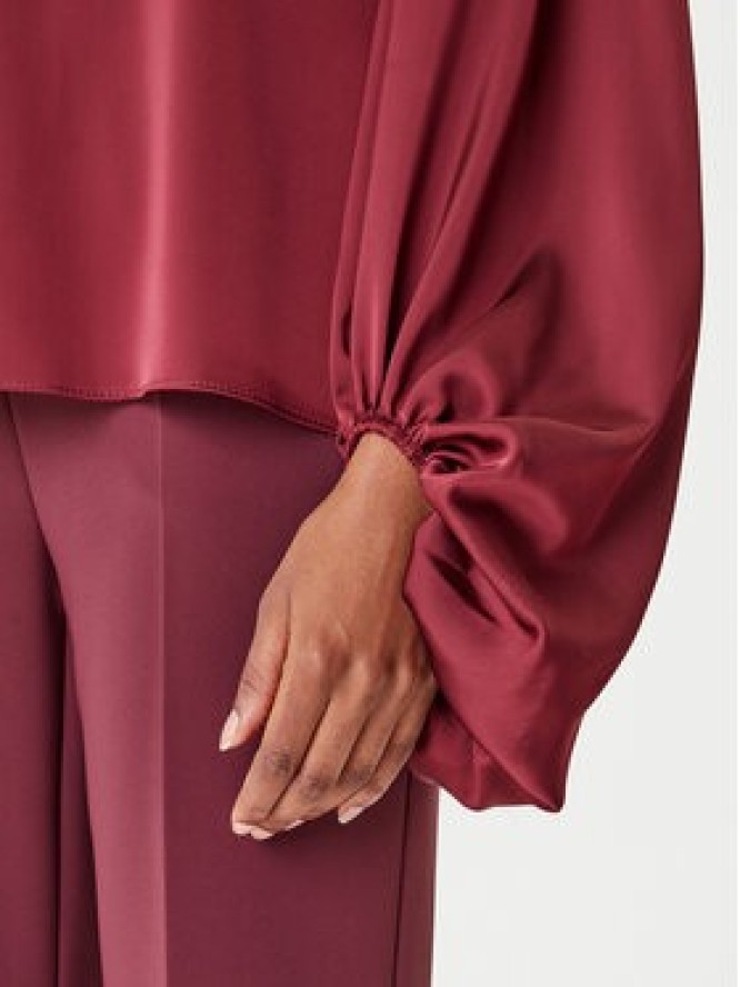 Rinascimento Bluzka CFC0126202003 Bordowy Loose Fit