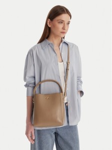 Calvin Klein Torebka Ck Bucket With Strap LV04F3174G Beżowy