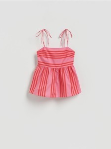 Bluzka w paski - wielobarwny