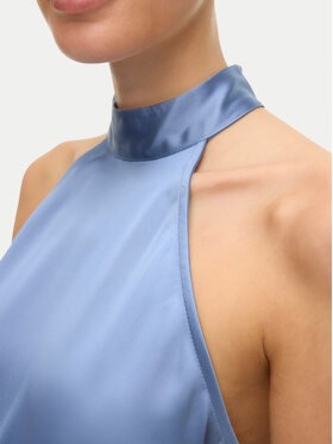 Vero Moda Sukienka wieczorowa Sally 10333766 Niebieski Regular Fit