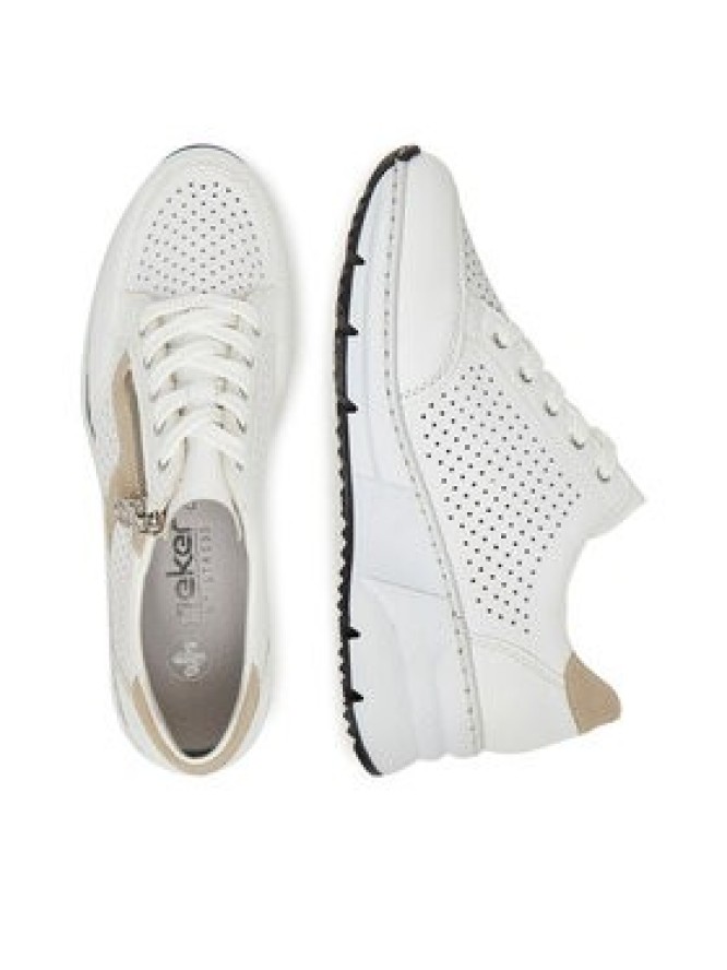 Rieker Sneakersy N6304-80 Biały
