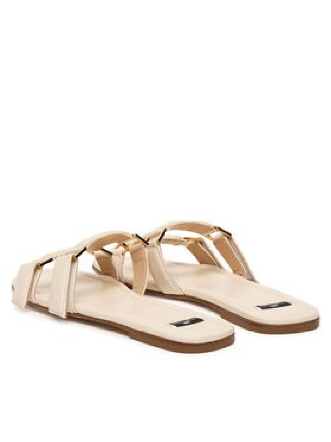 Elisabetta Franchi Klapki SA-50L-62E2-V550 Kremowy