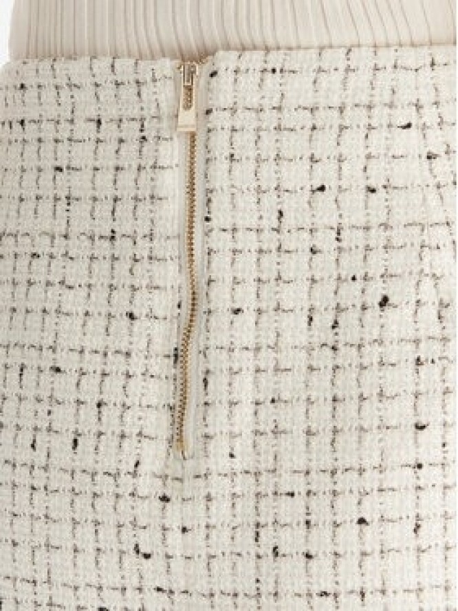 Morgan Spódnica mini 252-JGABY Beżowy Slim Fit