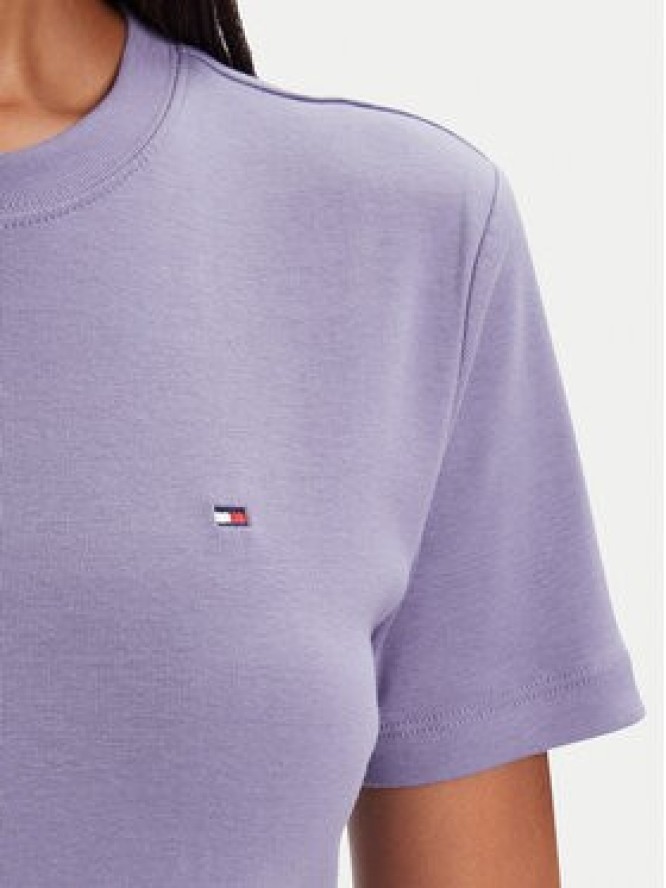 Tommy Hilfiger T-Shirt New Cody WW0WW40587 Fioletowy Slim Fit
