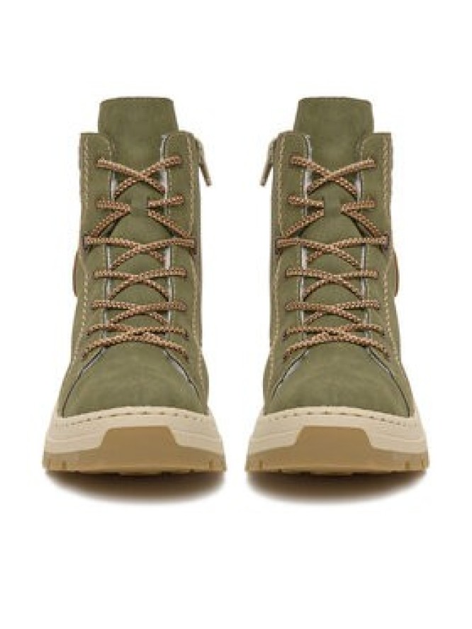 Rieker Trzewiki CEO-X9334-54 Zielony