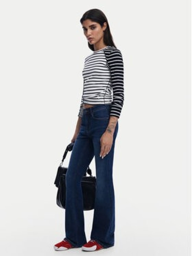 Desigual Bluzka 25SWTK92 Biały Regular Fit