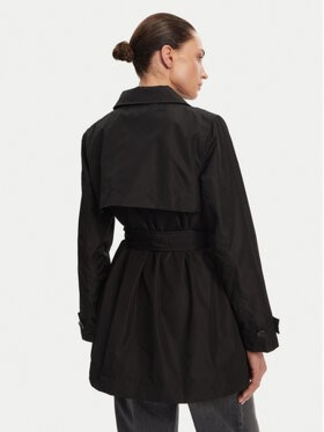 Geox Trencz W5520N T3111 F9000 Czarny Regular Fit