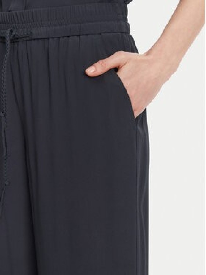 Marella Spodnie palazzo Vivaio 2513131054 Granatowy Wide Leg