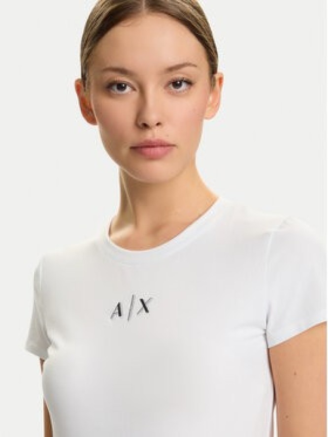 Armani Exchange T-Shirt XW001382 AF16294 U0002 Biały Slim Fit