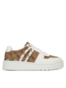 Guess Sneakersy FLFMA2 FAL12 Brązowy jasny