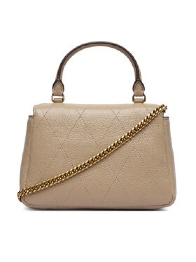 Tory Burch Torebka Charlie Quilted Mini Top Handle Chain Wallet 186032 Beżowy