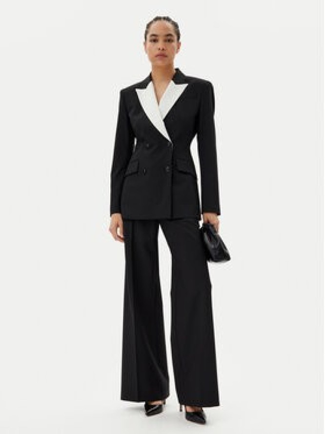 HUGO Spodnie palazzo Hasmina 50542647 Czarny Wide Leg