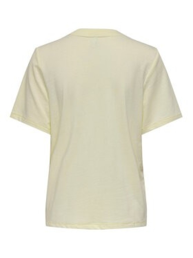 ONLY T-Shirt Bilins 15320615 Żółty Regular Fit