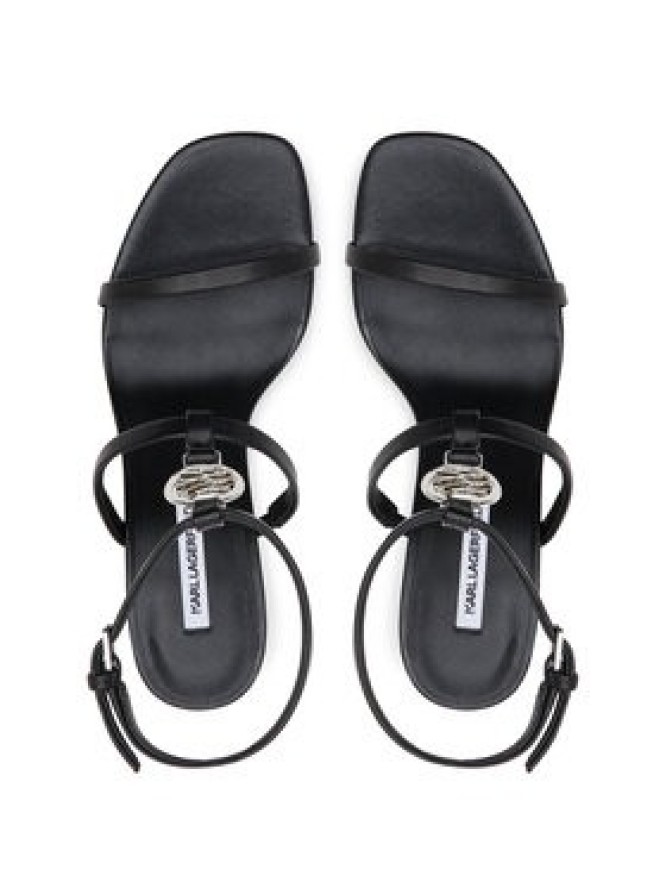 KARL LAGERFELD Sandały Belvia KL32914 Czarny