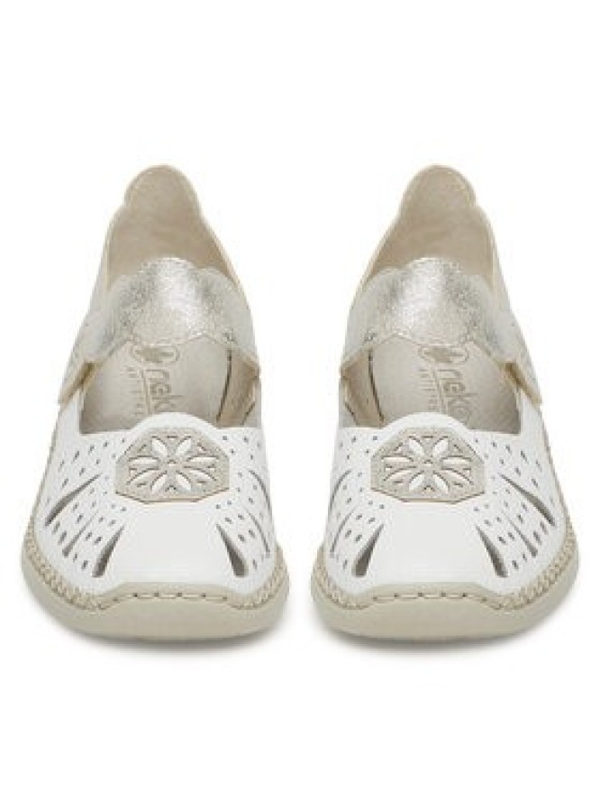 Rieker Półbuty 41368-80 Biały