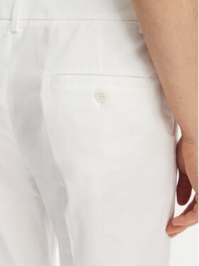 Weekend Max Mara Spodnie materiałowe Cecco 2615131082 Biały Regular Fit