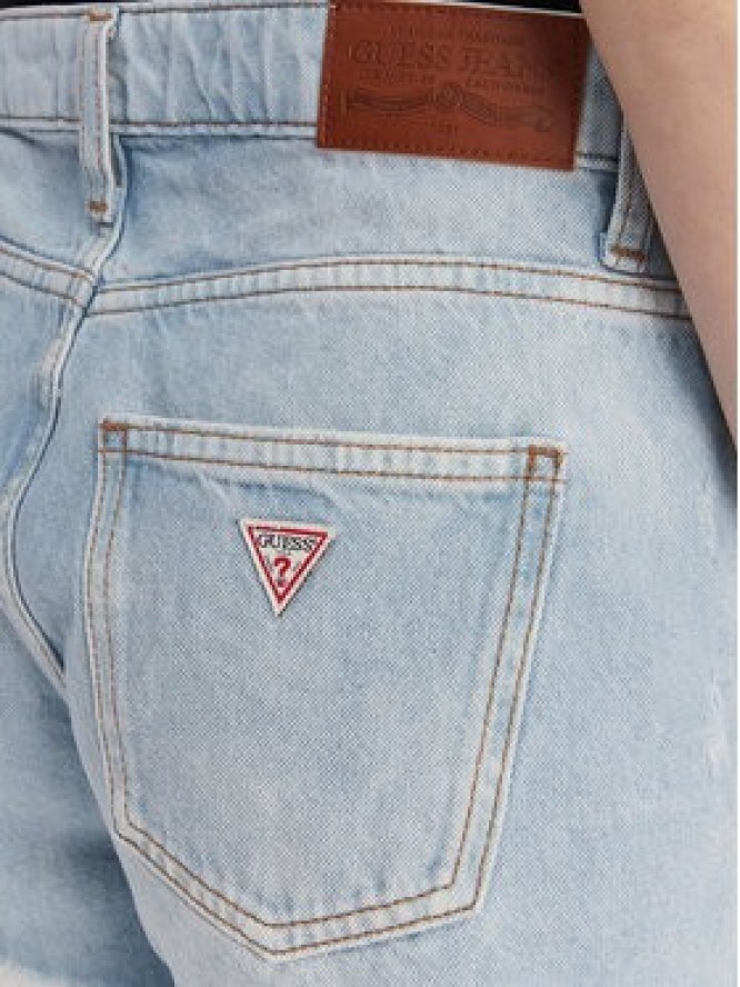 Guess Jeans Szorty jeansowe W6GDZ8 D6364 Niebieski Regular Fit