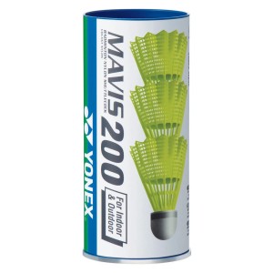 Tuba z 3 lotkami do badmintona Yonex Mavis 200