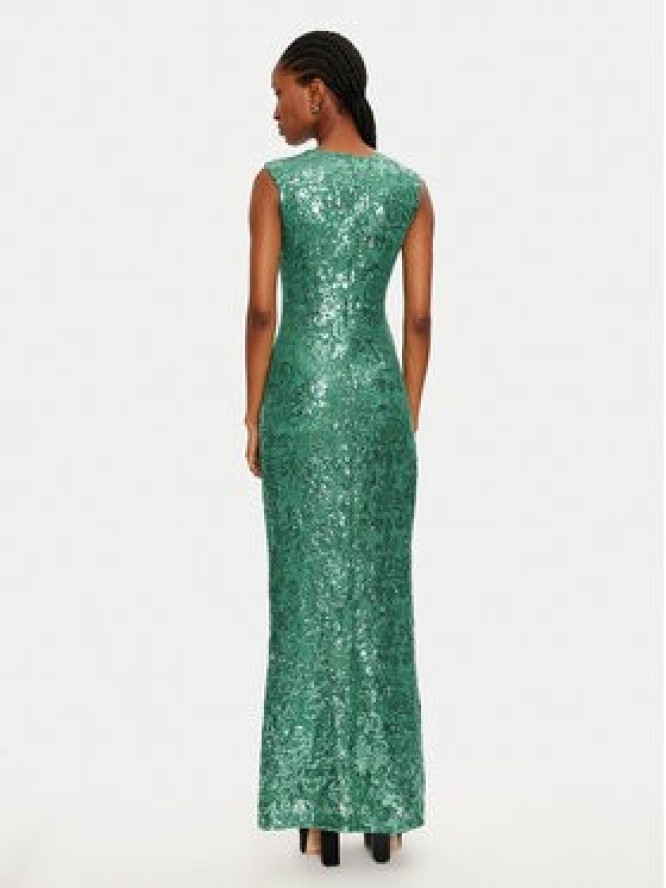 Rinascimento Sukienka wieczorowa CFC0121922003 Zielony Regular Fit