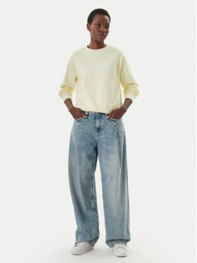 Calvin Klein Jeans Bluza Logo Graphic LV047F818G Biały Regular Fit