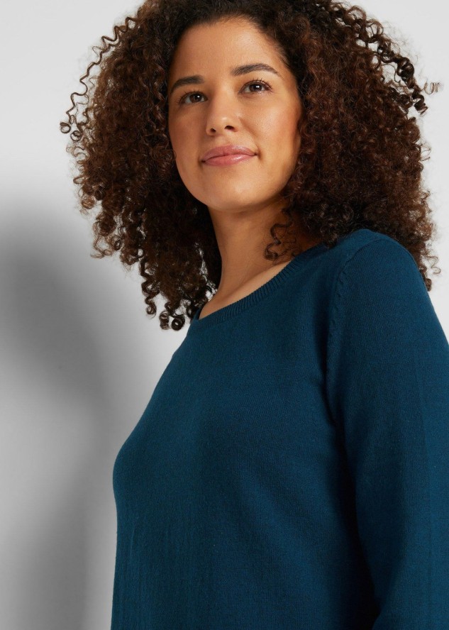 Sukienka dzianinowa basic z bawełny z recyklingu