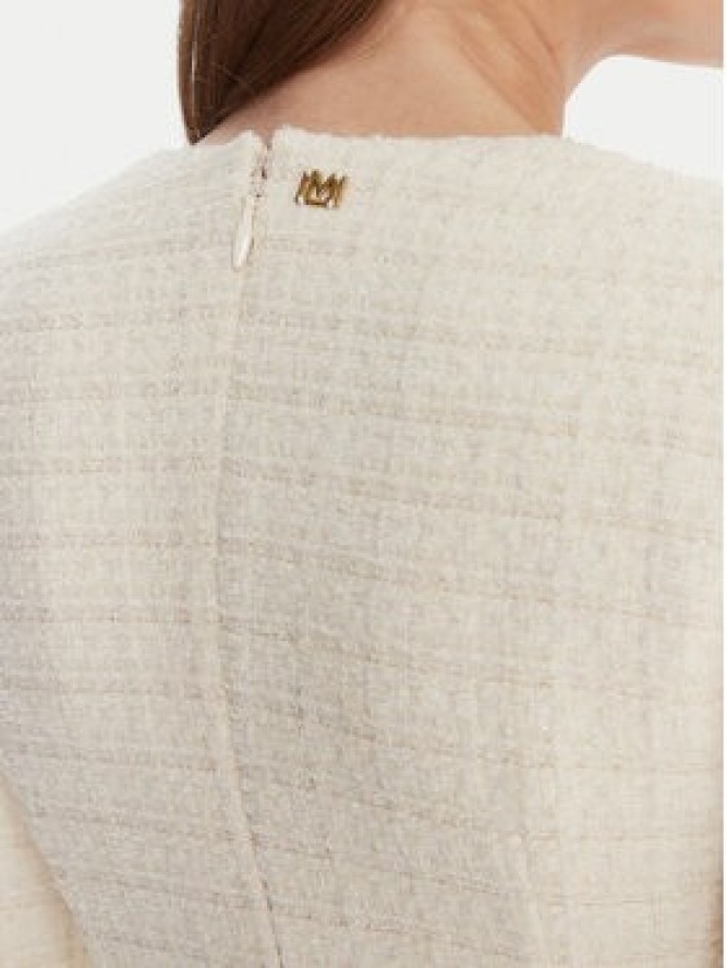 Marciano Guess Sukienka koktajlowa 5BGK36 7394A Écru Regular Fit