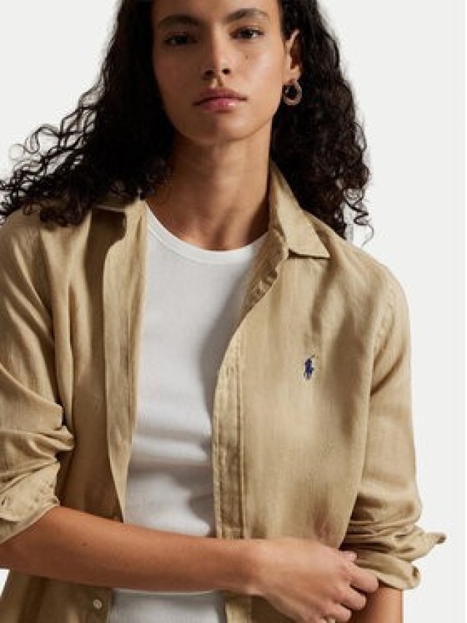 Polo Ralph Lauren Koszula 211970730506 Beżowy Regular Fit