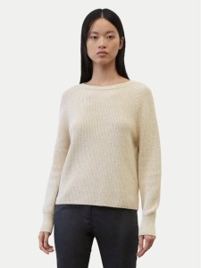 Marc O'Polo Sweter B01 6059 60109 Beżowy Loose Fit