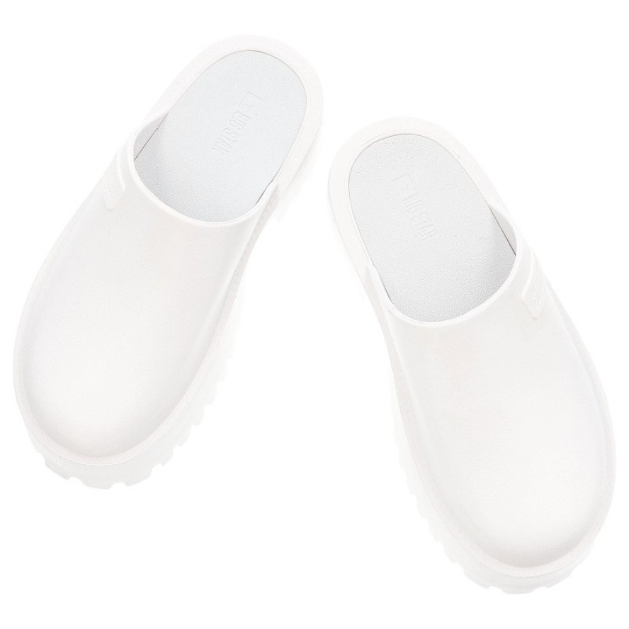 Białe Klapki Big Star Modne Obuwie Damskie Na Solidnej Podeszwie