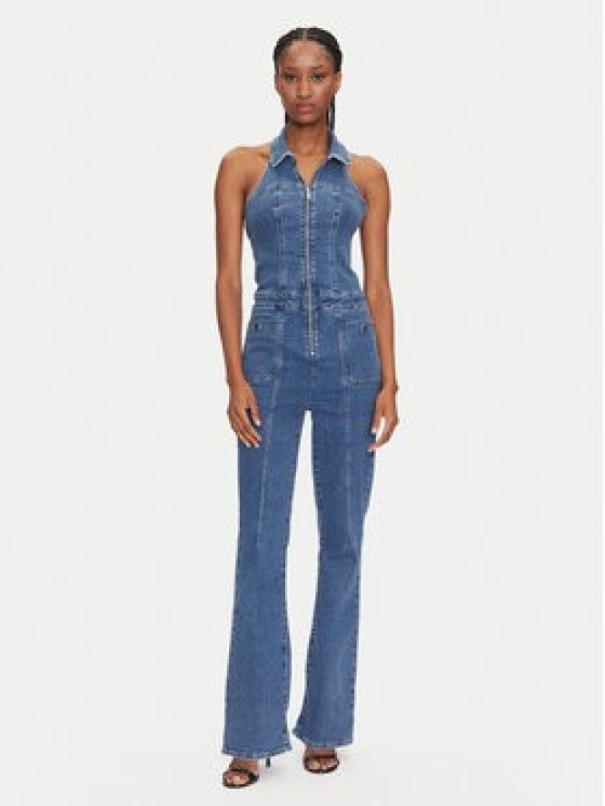 Guess Kombinezon W5GD1C D4LT0 Niebieski Regular Fit