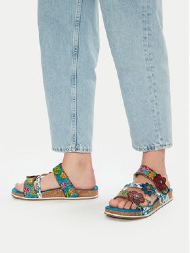 Laura Vita Klapki Brcyano 16 Niebieski