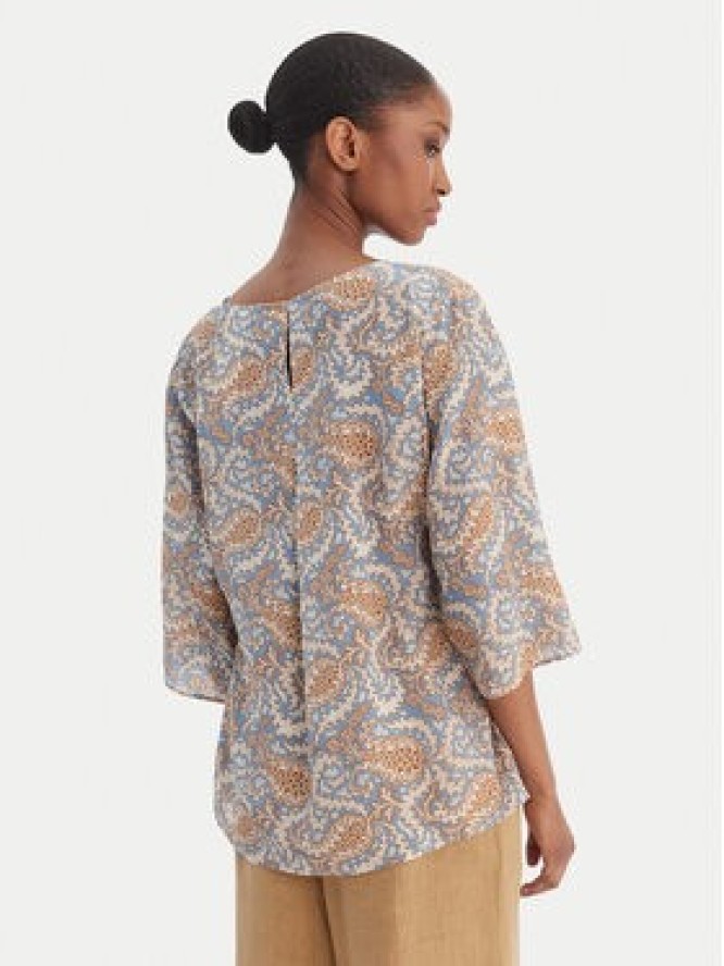 Weekend Max Mara Bluzka 2615111142 Niebieski Relaxed Fit