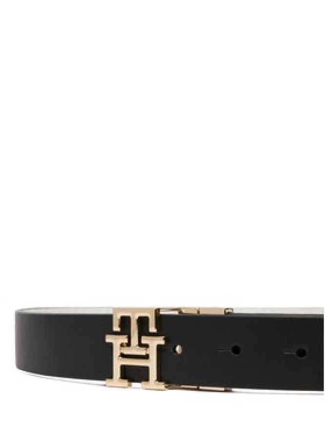 Tommy Hilfiger Pasek Damski Th Logo 3.0 Rev Mono AW0AW18019 Czarny
