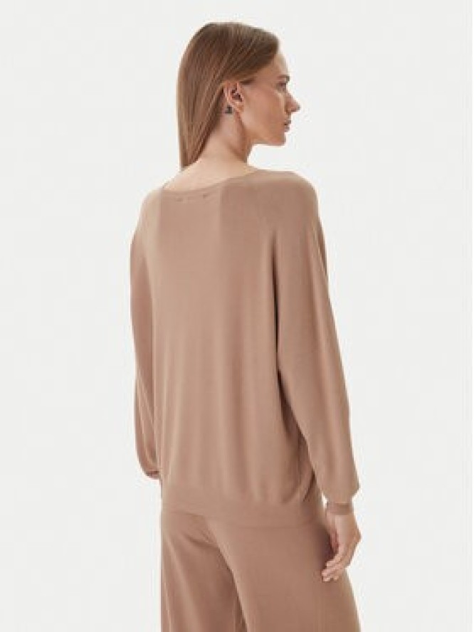 Kontatto Sweter 3M0820C Beżowy Regular Fit