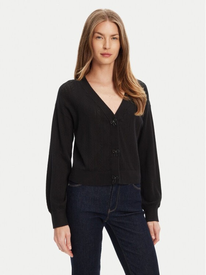 Guess Kardigan W5YR01 Z2ZK2 Czarny Regular Fit