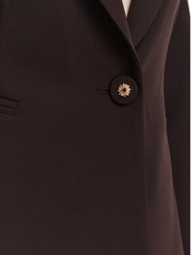 Rinascimento Marynarka CFC0130149003 Brązowy ciemny Regular Fit