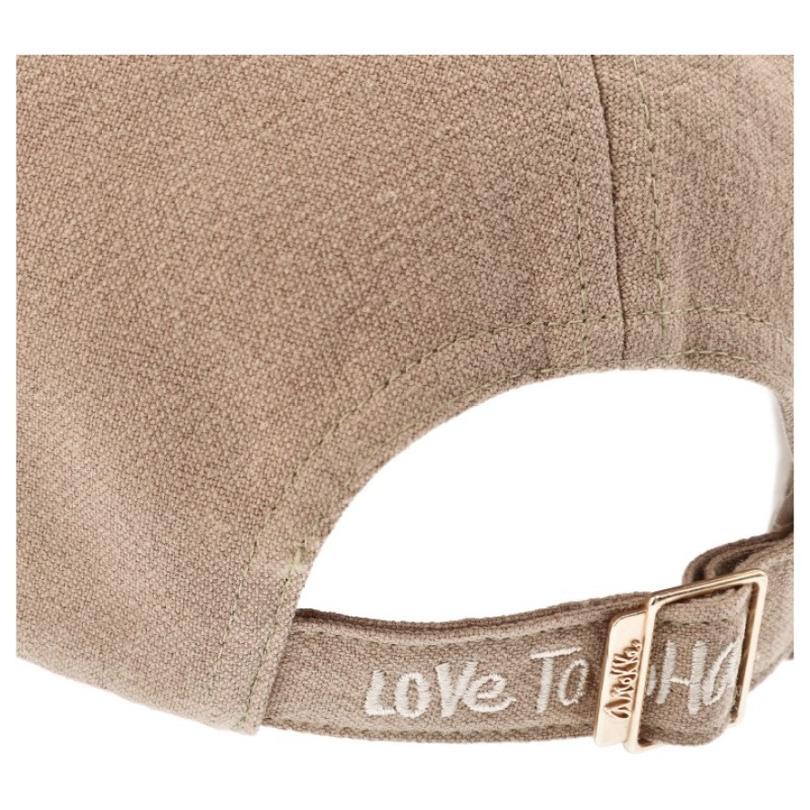 Beżowa Stylowa Damska Czapka Z Daszkiem Anekke