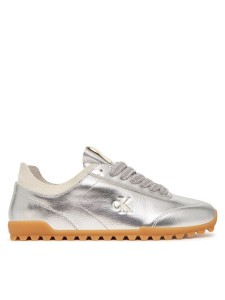 Calvin Klein Sneakersy Low Profile Sneaker Met HW0HW03305 Srebrny