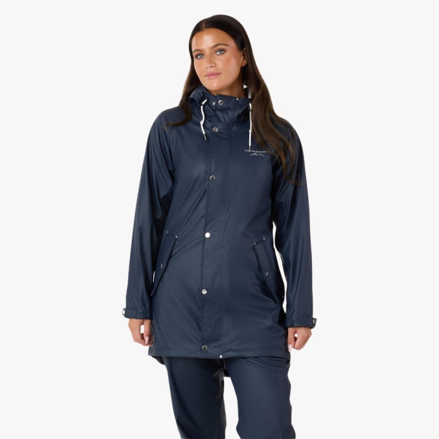 Kurtka przeciwdeszczowa turystyka damska Swedemount Väderöarna Coat wodoodporna