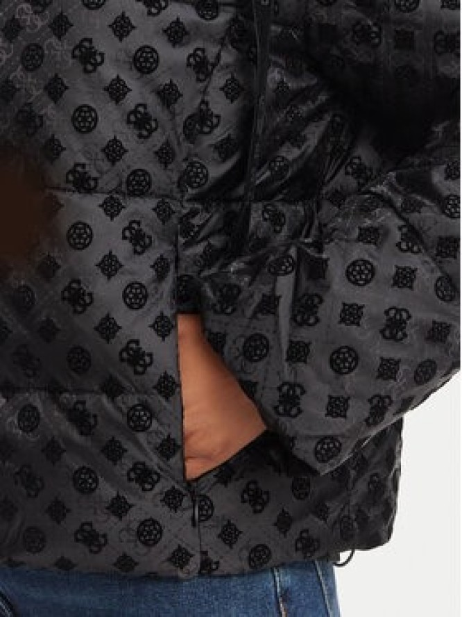 Guess Kurtka zimowa W6BL56 W4195 Czarny Regular Fit