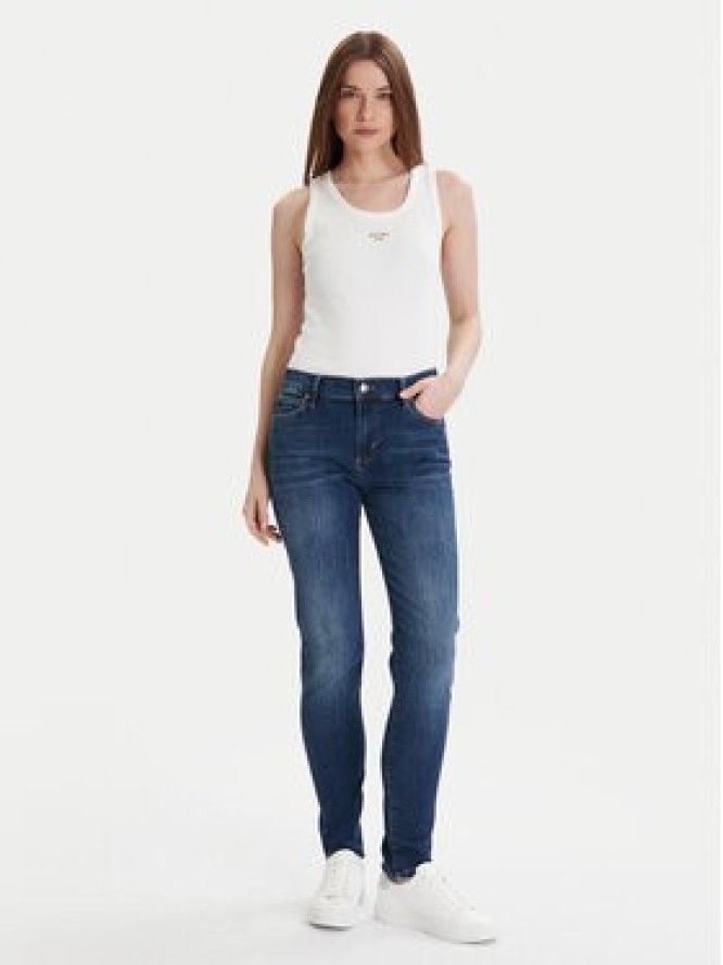 JOOP! Jeans Top 30046103 Biały Slim Fit