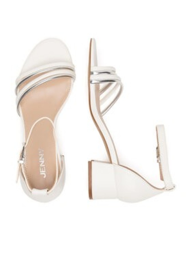 JENNY Sandały LS6026-06 Biały