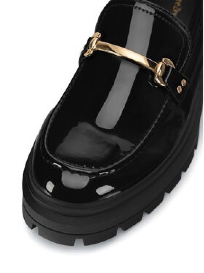 DeeZee Loafersy 58682-9 Czarny