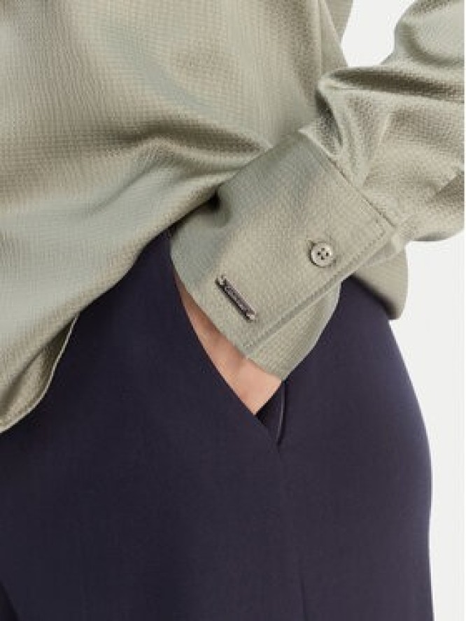 Calvin Klein Koszula Hammered LV044F129G Beżowy Regular Fit