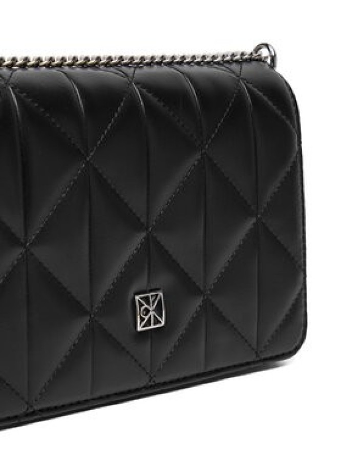 Calvin Klein Torebka Quilted Mini Chain Bag LV04F3321G Czarny