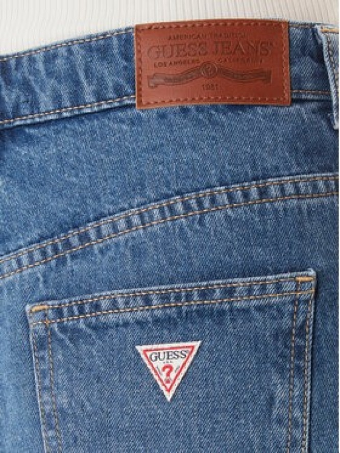 Guess Jeans Szorty jeansowe W5GD0S D5O13 Niebieski Regular Fit