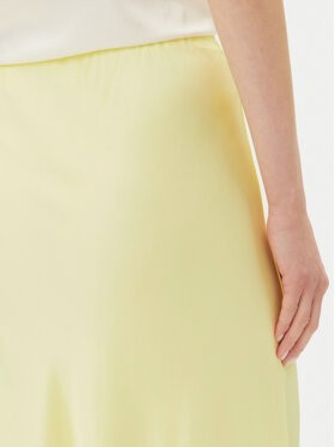 ViCOLO Spódnica maxi Gonna TD0472 Żółty Slim Fit