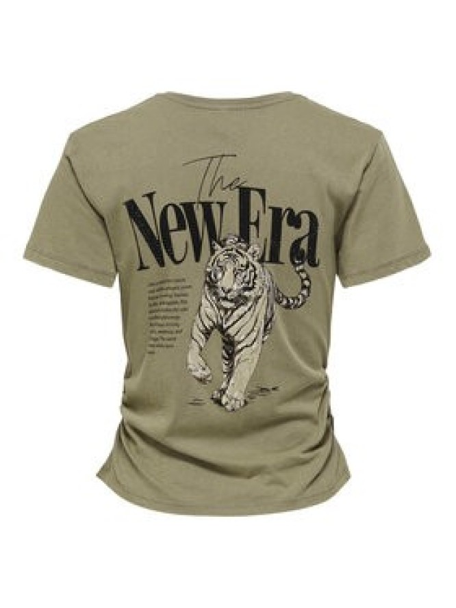 ONLY T-Shirt Lucy 15346760 Brązowy Regular Fit